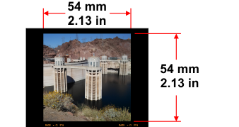 medium format image size