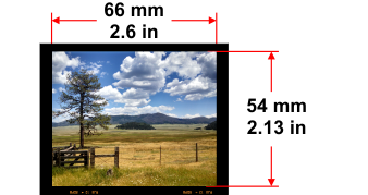 medium format 6x7 image size